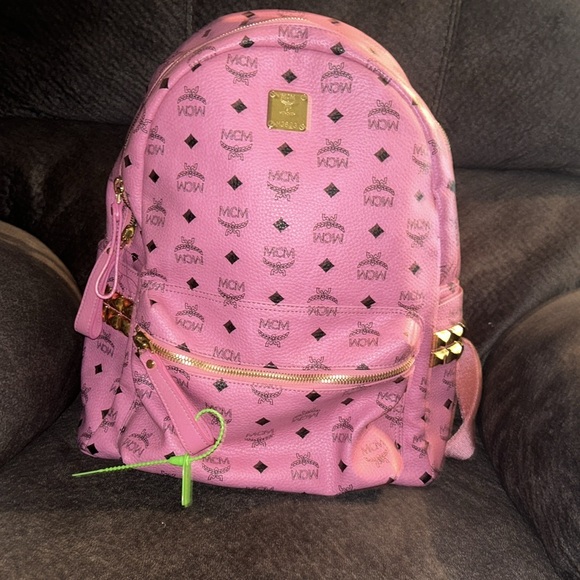MCM RARE PINK BACKPACK - Picture 2 of 13